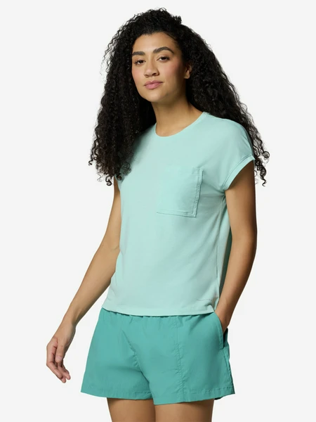 Футболка Columbia Boundless Trek Short Sleeve Tee, голубой, арт. 2033481clb-325