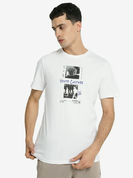 Футболка мужская Demix, белый, арт. 136743dmx-00