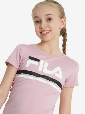 Футболка для девочек FILA, розовый, арт. 132208FLA-X0