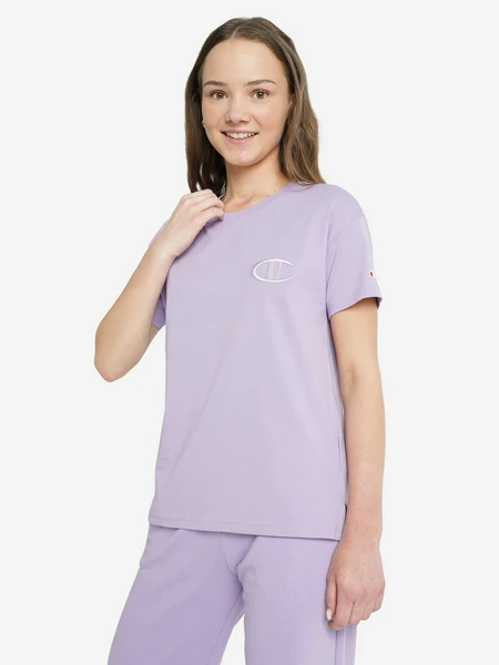 Футболка для девочек Champion, фиолетовый, арт. 405278c0k-vs015