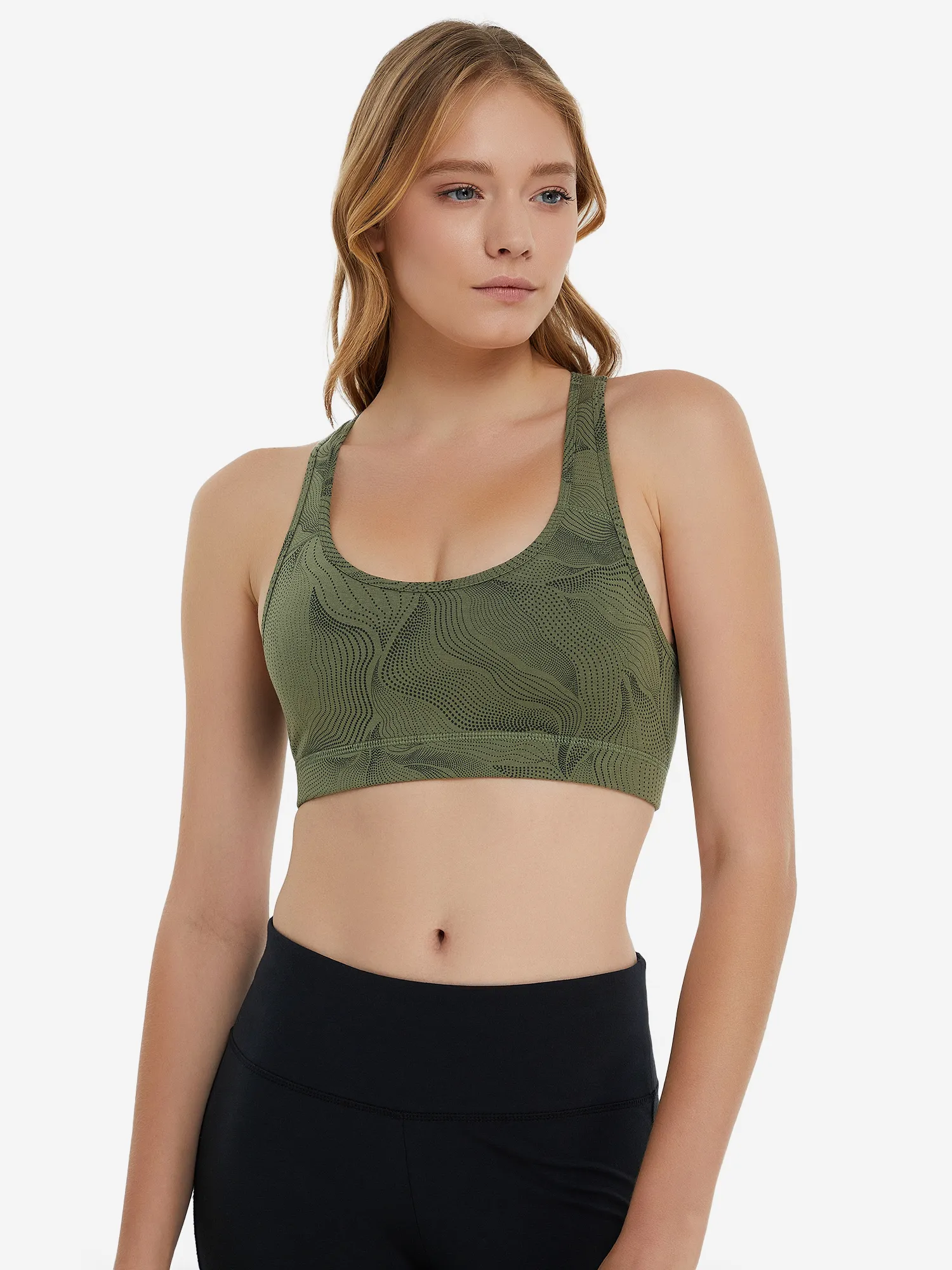 Топ бра спортивный, зеленый, арт. 126088g17-u1