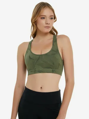 Топ бра спортивный, зеленый, арт. 126088G17-U1