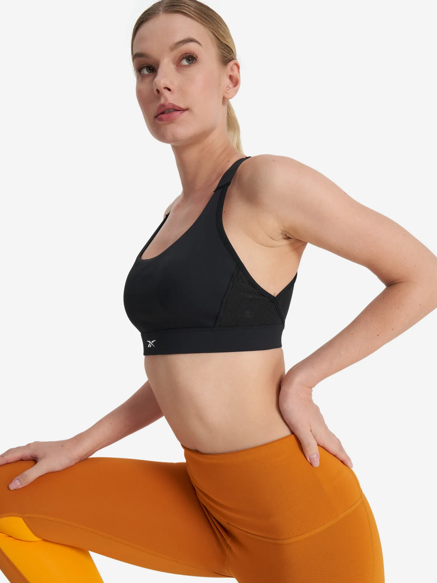 Топ бра спортивный Reebok Sports, черный, арт. 100202561r00-.