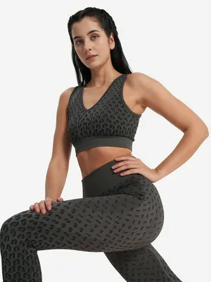 Топ бра спортивный Demix HighFlow Seamless Longline, серый, арт. 136576DMX-BA