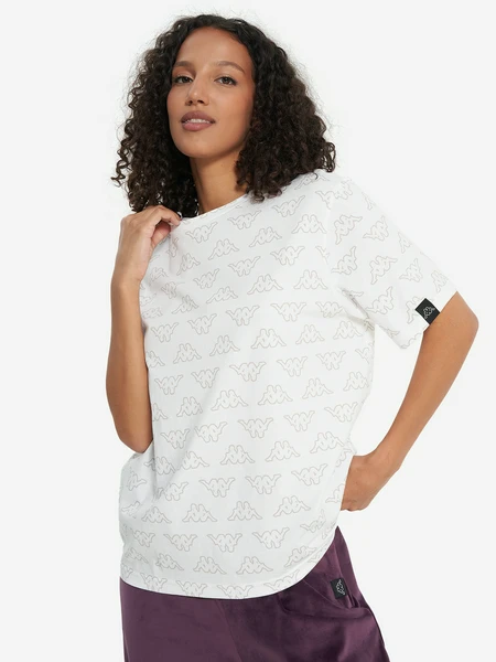 Футболка оверсайз Kappa De Omini, белый, арт. 22334