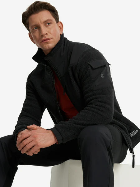 Джемпер флисовый мужской CRAGHOPPERS Co2Renu Lumus, черный, арт. cma1392c3d-800