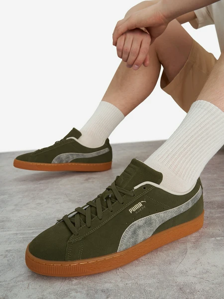 Кеды PUMA Suede Reward, зеленый, арт. 401351p0p-01