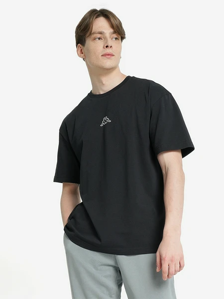 Футболка мужская Kappa, черный, арт. 22396