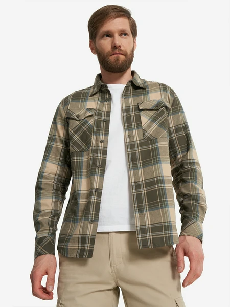 Рубашка мужская Outventure, зеленый, арт. 22397