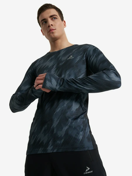 Лонгслив мужской Demix, черный, арт. 138011dmx-bm