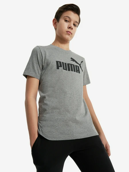 Футболка для мальчиков PUMA No. 1 Logo, серый, арт. 684906p0p-03