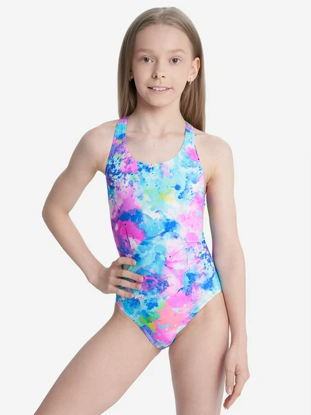 Купальник слитный для девочек Joss, мультицвет, арт. 22462