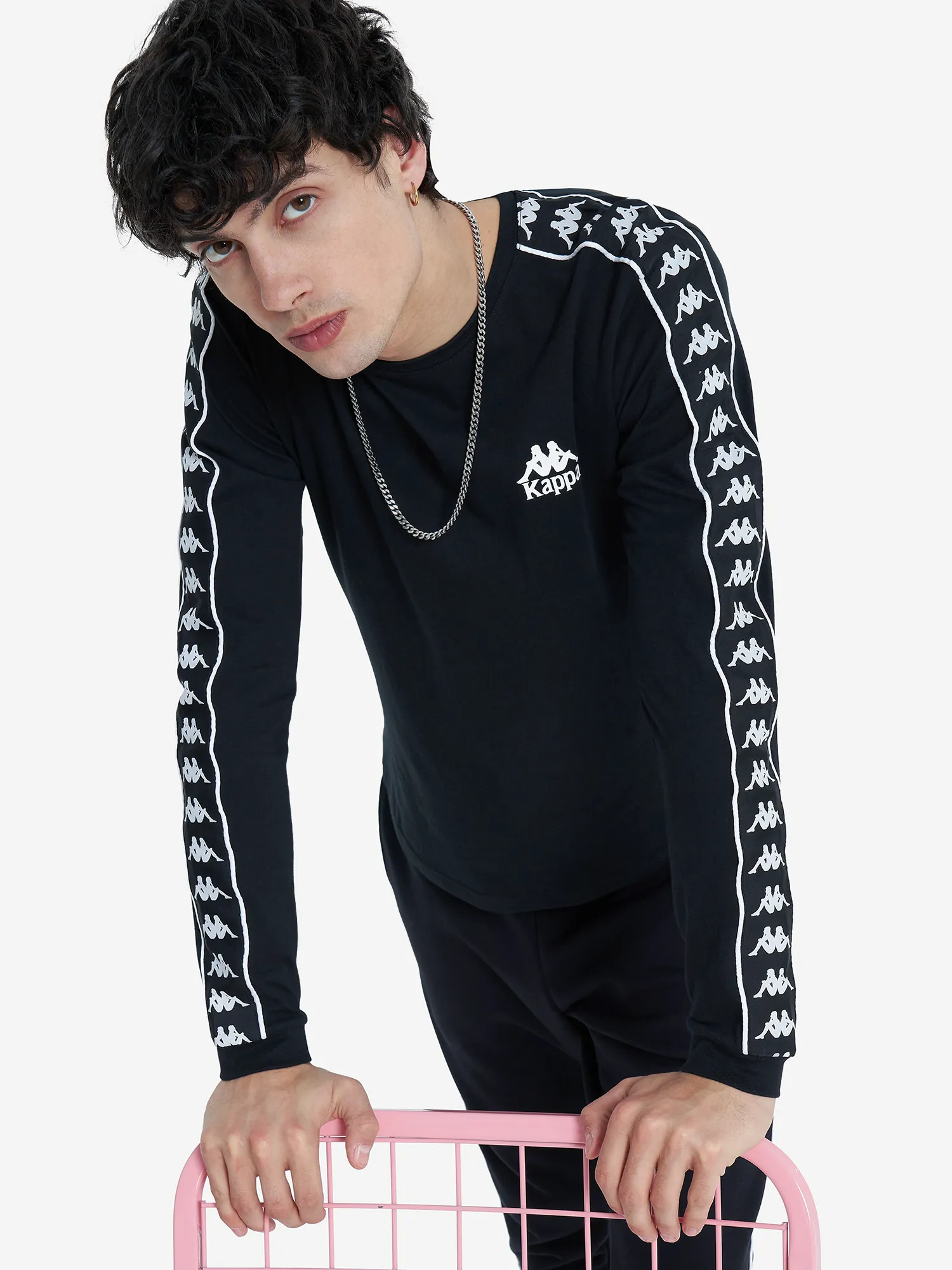 Лонгслив Kappa Banda d’Origini, черный, арт. 131043kap-99
