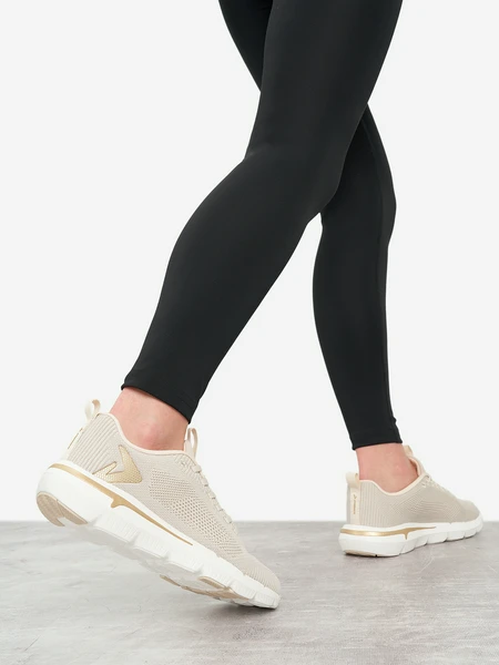 Кроссовки женские Demix Burn Knit, бежевый, арт. 22483