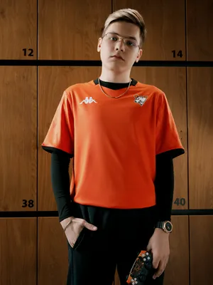 Джерси Kappa x Virtus.pro, оранжевый, арт. 361Y7FWKAP-A01