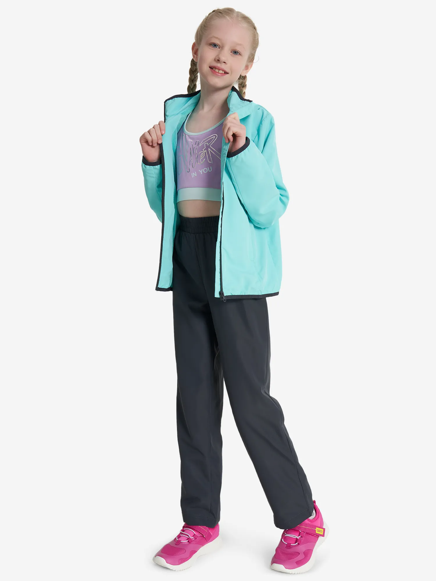 Костюм для девочек, зеленый, арт. 131051g17-n2