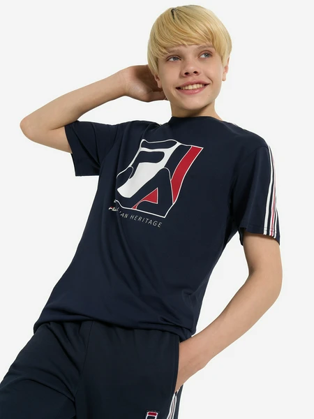 Футболка для мальчиков FILA, синий, арт. 22576