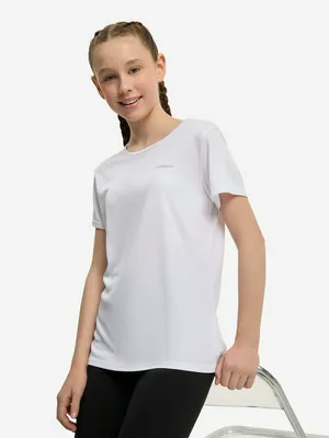 Футболка для девочек Demix, белый, арт. 134518DMX-00