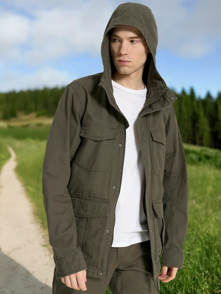 Мужская легкая куртка Outventure, коричневый, арт. 134543out-t4