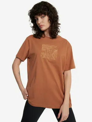 Футболка оверсайз FILA, коричневый, арт. 136769FLA-D3