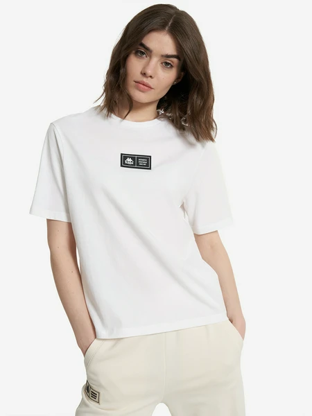 Футболка женская Kappa, белый, арт. 137691kap-00