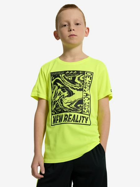 Футболка Demix для мальчиков, зеленый, арт. 137661dmx-g0