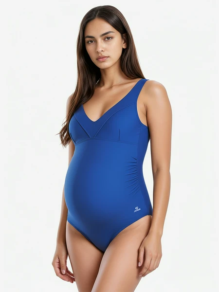 Купальник слитный для беременных Joss, синий, арт. 130185jss-z3