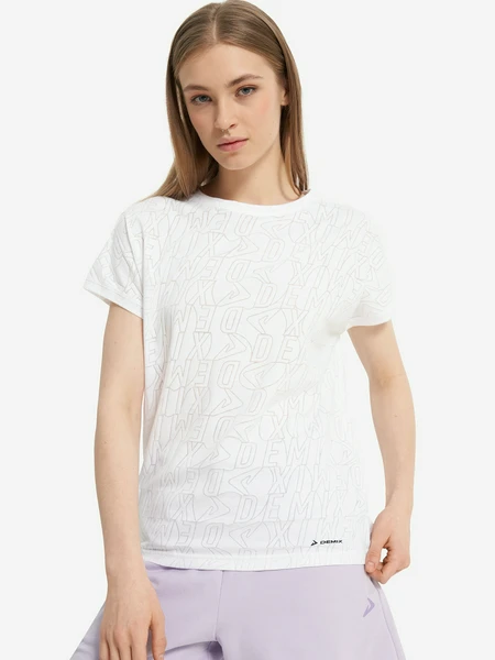 Футболка женская Demix, белый, арт. 22778