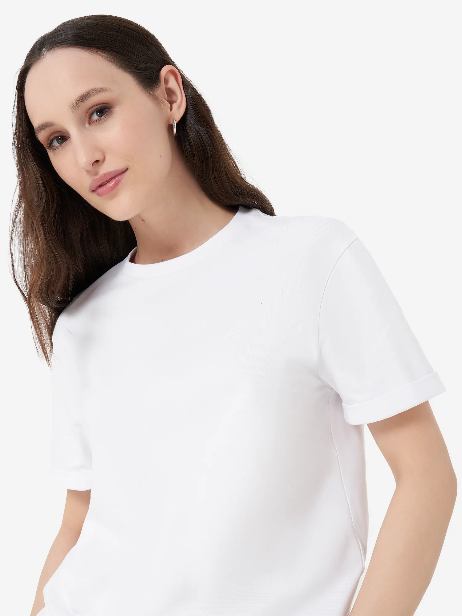 Футболка женская Demix, белый, арт. 132415dmx-00