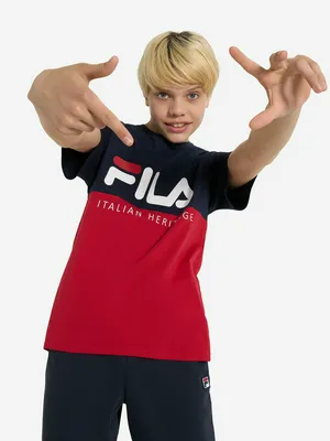 Футболка для мальчиков FILA, красный, арт. 137955FLA-HM