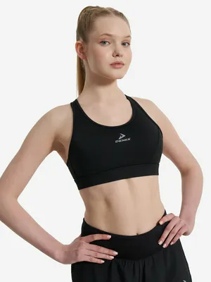 Топ бра спортивный Demix ActiveMove Urban Mesh Back, черный, арт. 139040DMX-99