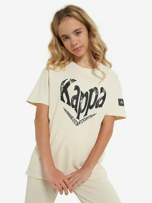 Футболка Kappa для девочек, бежевый, арт. 137572KAP-T0