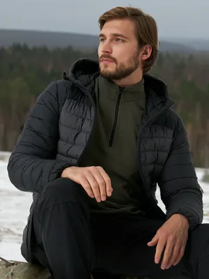 Пуховик мужской Outventure, серый, арт. 129895OUT-AB