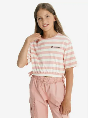 Футболка для девочек Outventure, розовый, арт. 134767OUT-K2