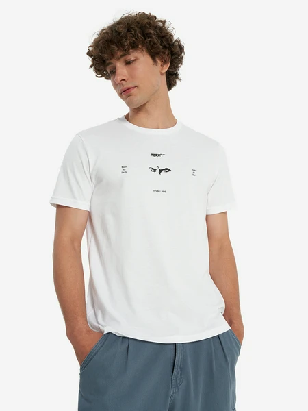 Футболка мужская Termit, белый, арт. 22941