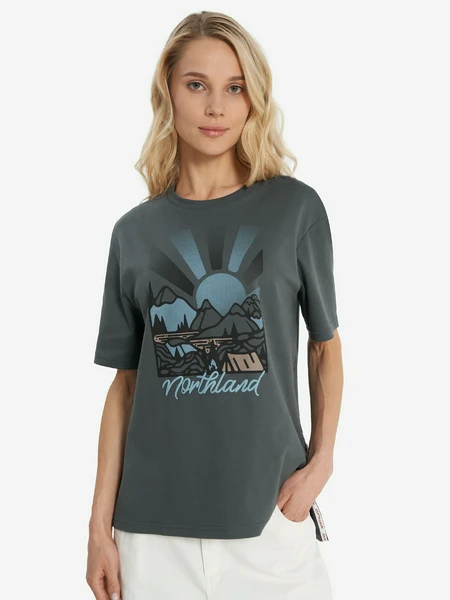 Футболка женская Northland, серый, арт. 22948