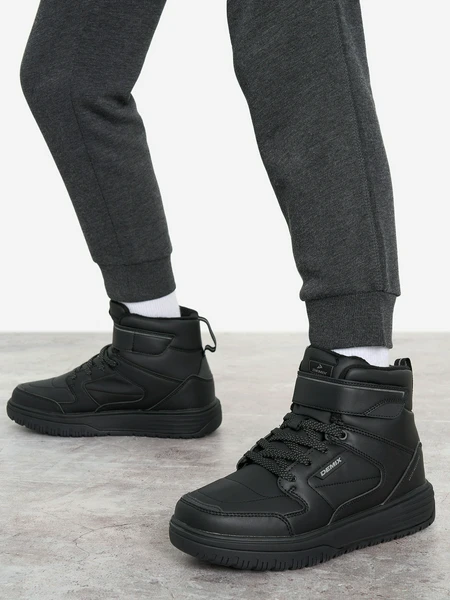 Ботинки утепленные для мальчиков Demix Stitcher Mid, черный, арт. 129371dmx-99