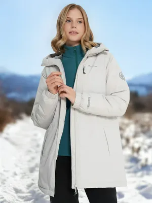 Пуховик женский Outventure, серый, арт. 137547OUT-90