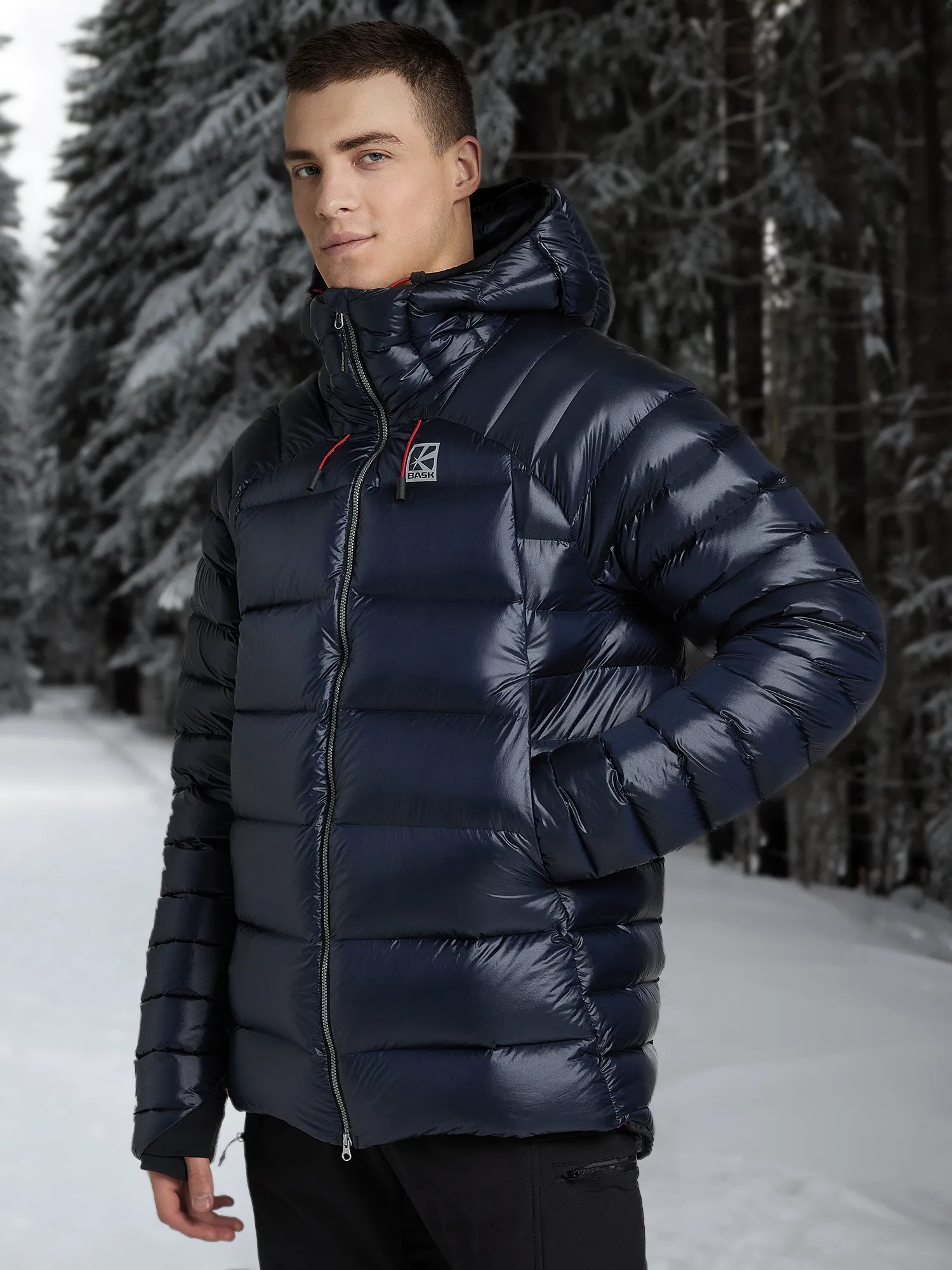 Пуховик Bask Chamonix Pro V2, синий, арт. 20248bsk-9309