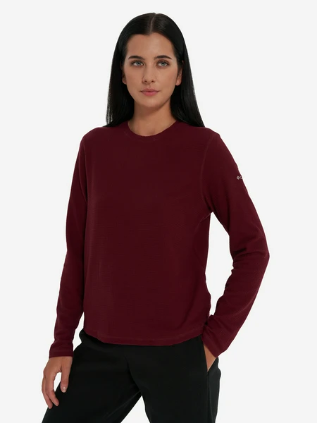 Лонгслив Columbia Brea Falls Grid Crew Ls, красный, арт. 2135751clb-624