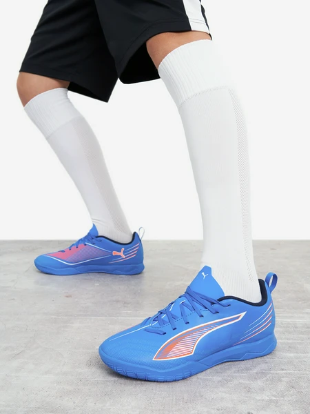 Бутсы для мальчиков PUMA Ultra 6 Play It, синий, арт. 108538p0p-01