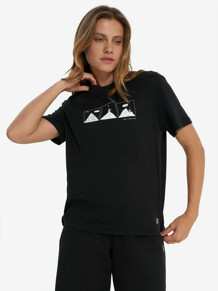 Футболка женская Termit x Spooky Potato, черный, арт. 23017