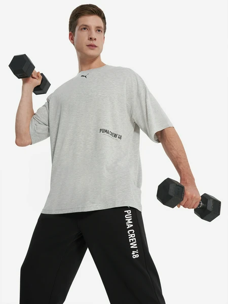 Футболка PUMA Graphic, серый, арт. 23020