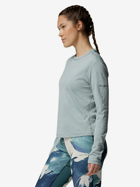 Лонгслив женский Columbia Granite Point Ls Crew, голубой, арт. 2135401clb-461