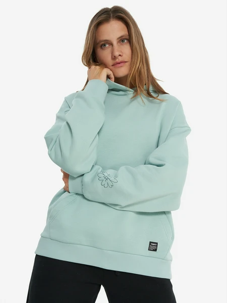 Худи женское оверсайз Termit, голубой, арт. 23022