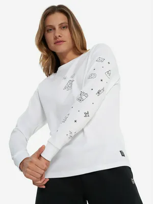 Лонгслив женский Termit x Spooky Potato, белый, арт. 138995