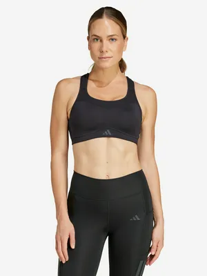 Топ бра спортивный Adidas, черный, арт. JD2115A010