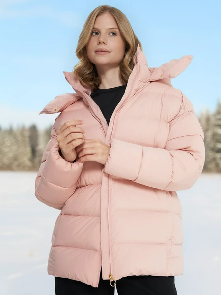 Пуховик женский Cordillero, розовый, арт. 23043