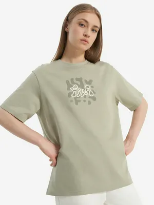 Футболка женская FILA, зеленый, арт. 137218FLA-G0
