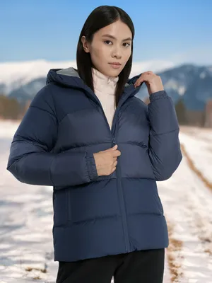 Пуховик женский Outventure Alakol, синий, арт. 137541OUT-V2